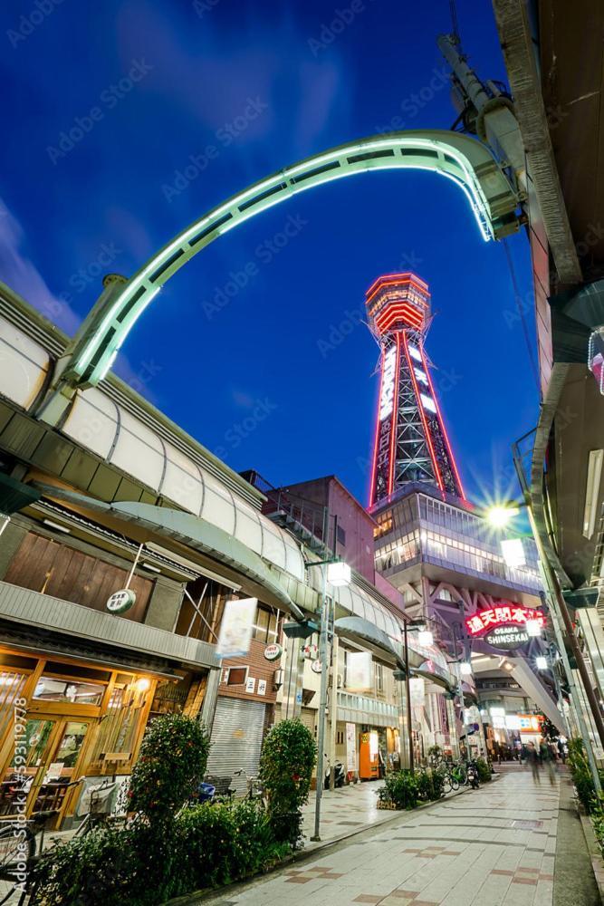 Wutong-40 Minutes Direct To Kansai Airport And 5 Minute Walk To Jr Or Subway Or Nankai Line And 1 Minute To Tsutenkaku The Landmark Of Osaka And Many Japanese Bistros Nearby Luaran gambar